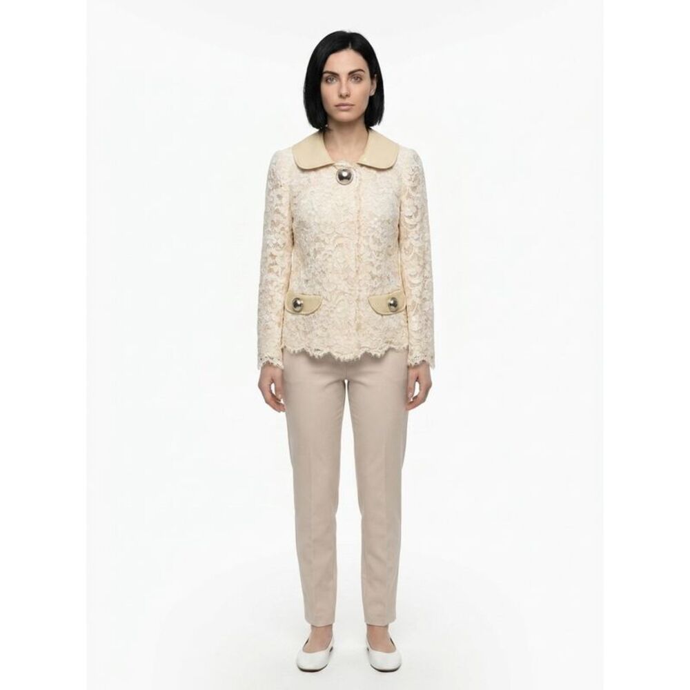 Dolce & Gabbana Beige Cotton Women's Jacket